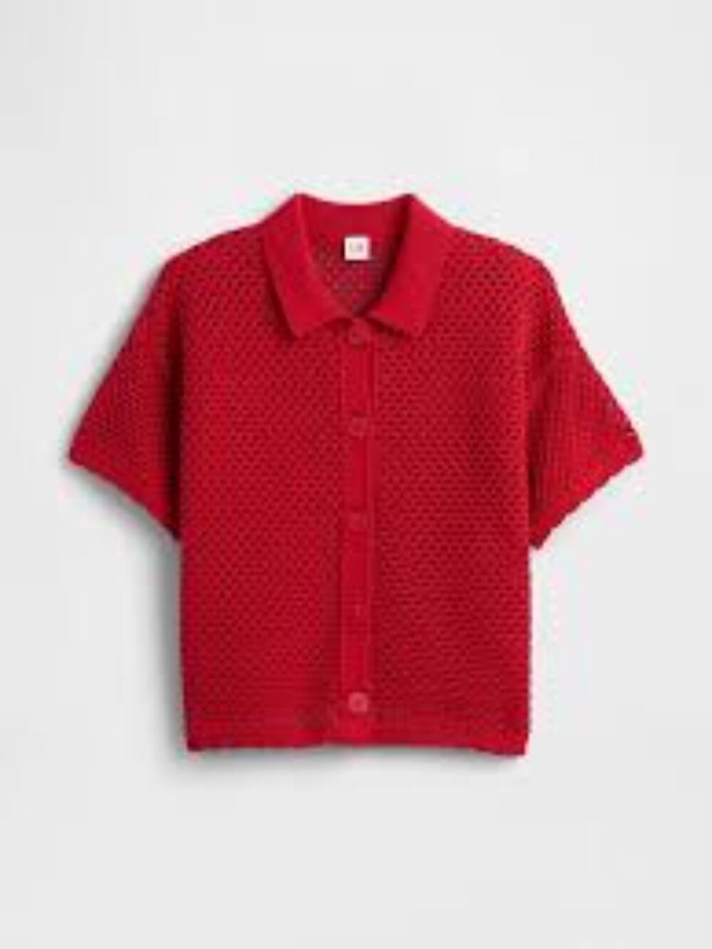 NWT: Relaxed Crochet Sweater Shirt (Small)